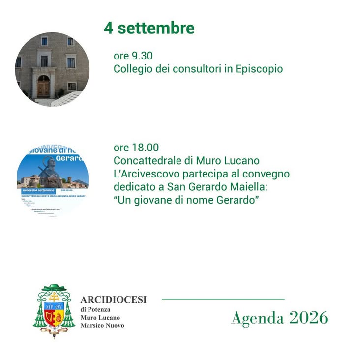 Arcidiocesi di Potenza - Muro Lucano - Marsiconuovo
