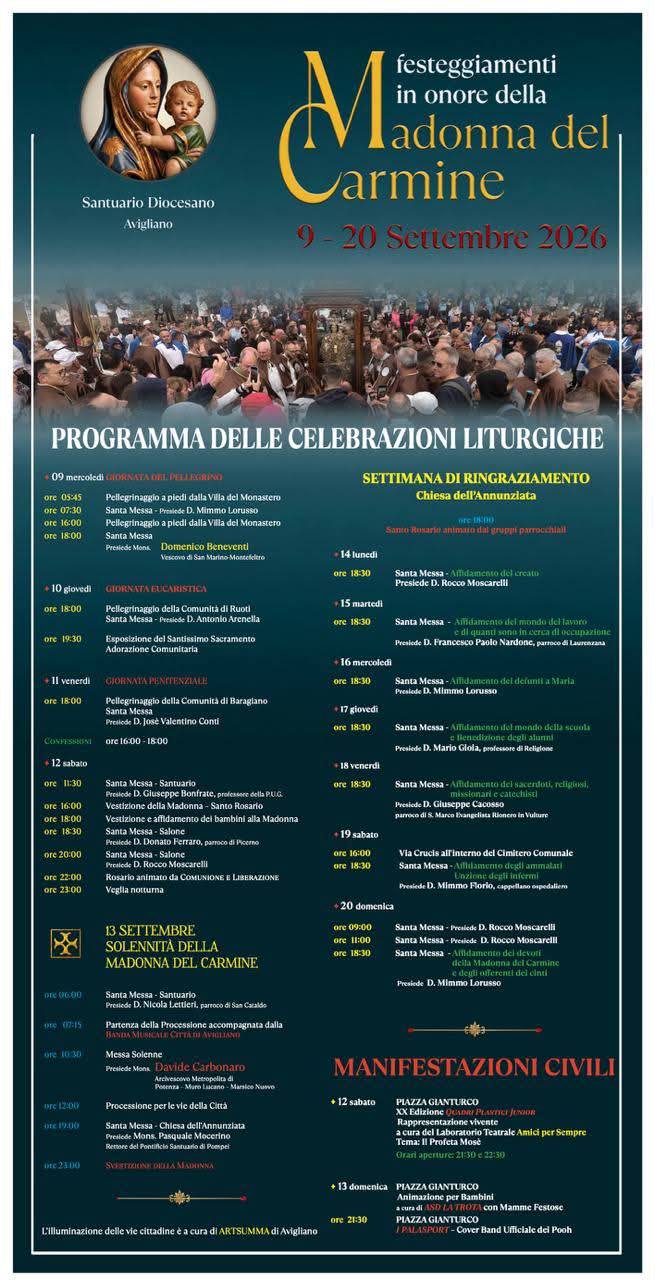Arcidiocesi di Potenza - Muro Lucano - Marsiconuovo