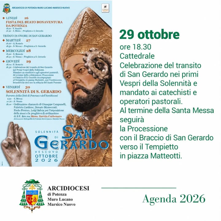 Arcidiocesi di Potenza - Muro Lucano - Marsiconuovo